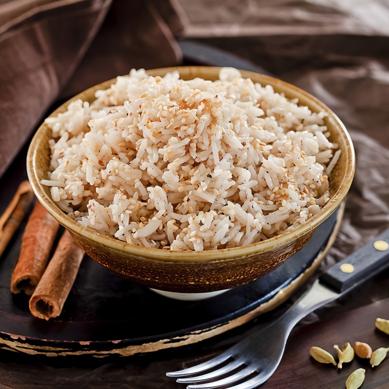 Рисовая каша с пряностями в мультиварке