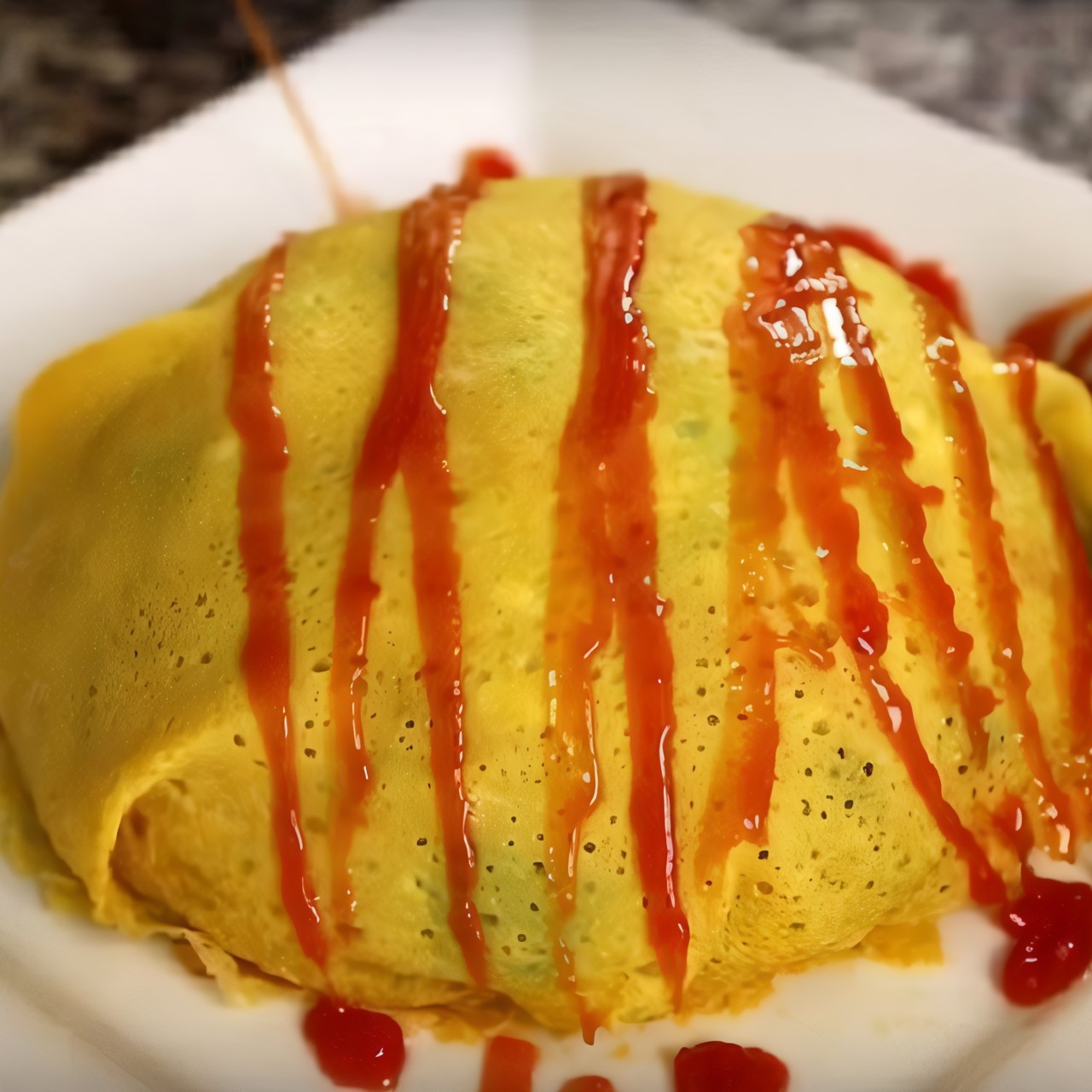 Омлет с рисом