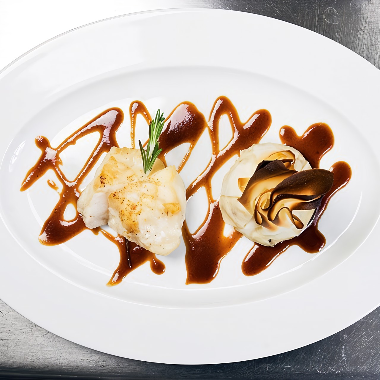 Ризотто по-корсикански с морским чертом