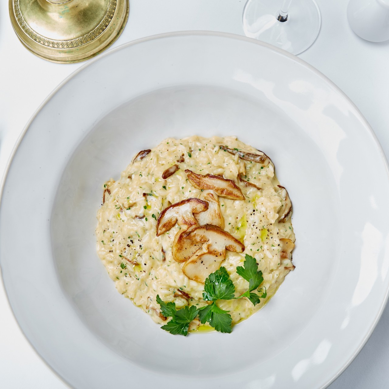 Ризотто с белыми грибами из ресторана BUONO