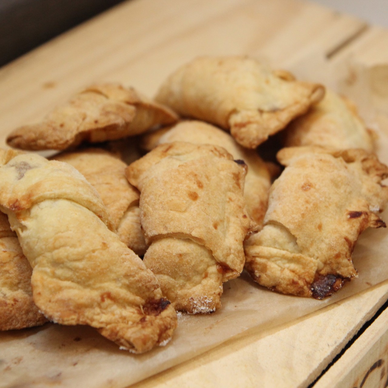 Рогалики с яблочным вареньем