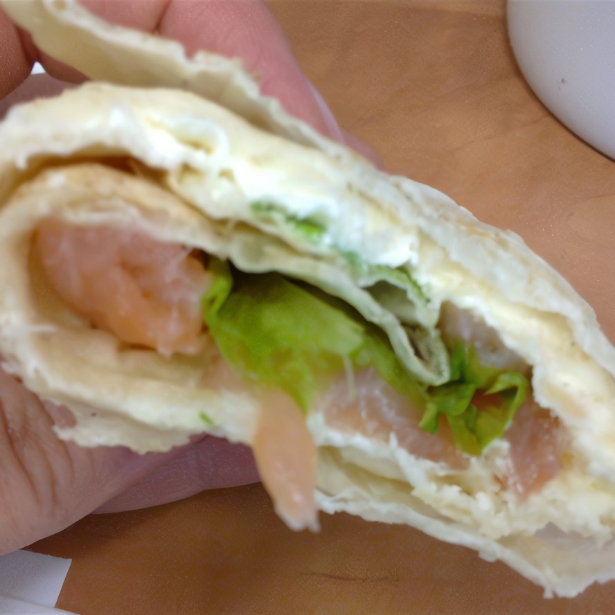 Ролл с семгой