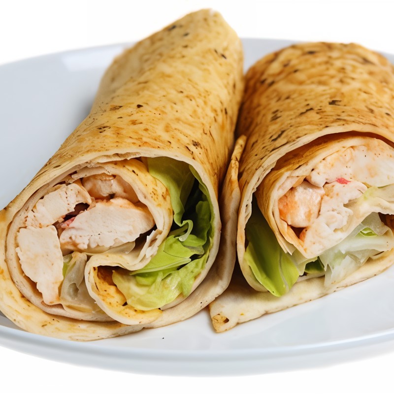 Роллы с курицей и беконом