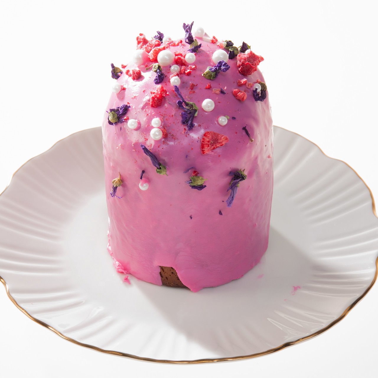 Розовая глазурь для кулича