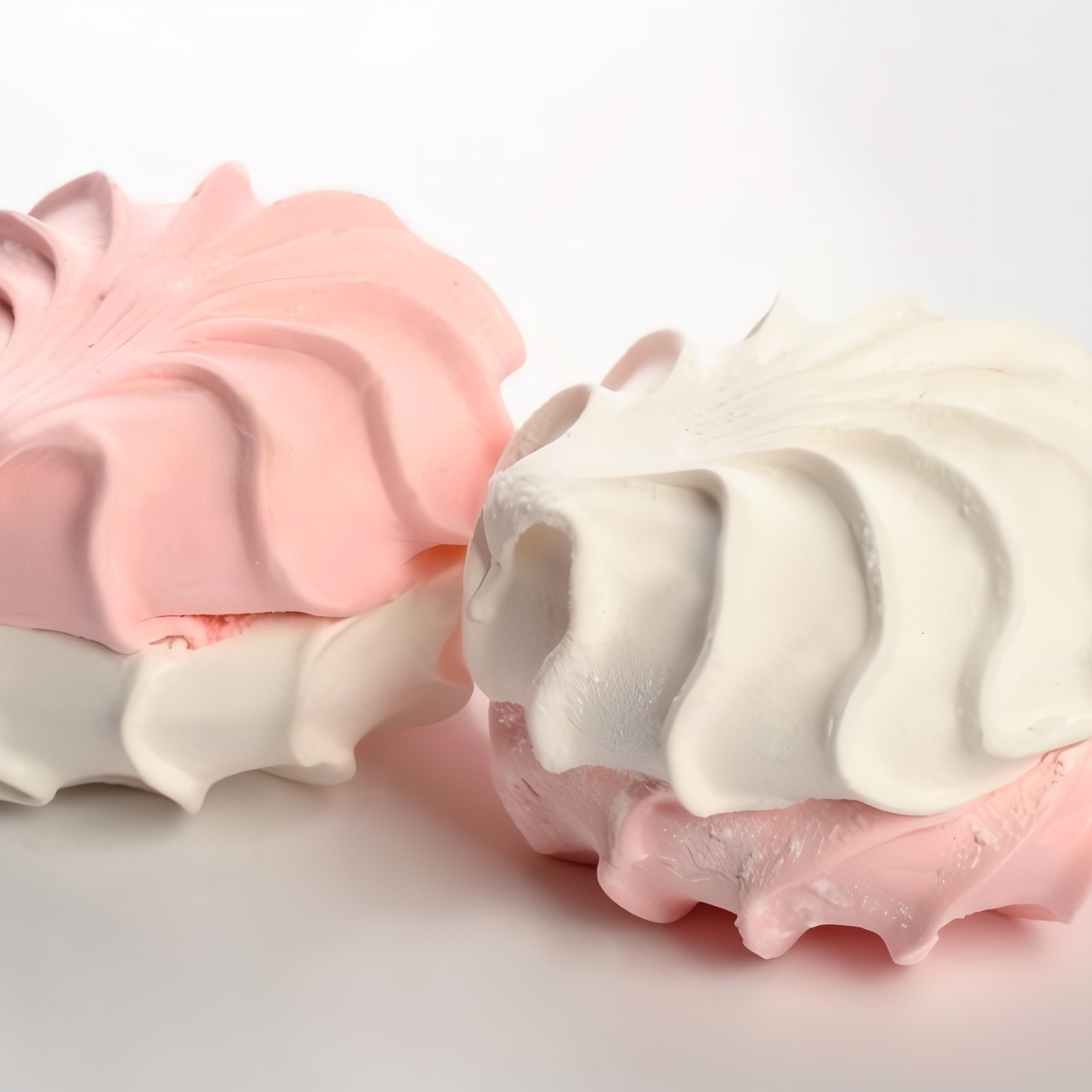 Розовый яблочный зефир