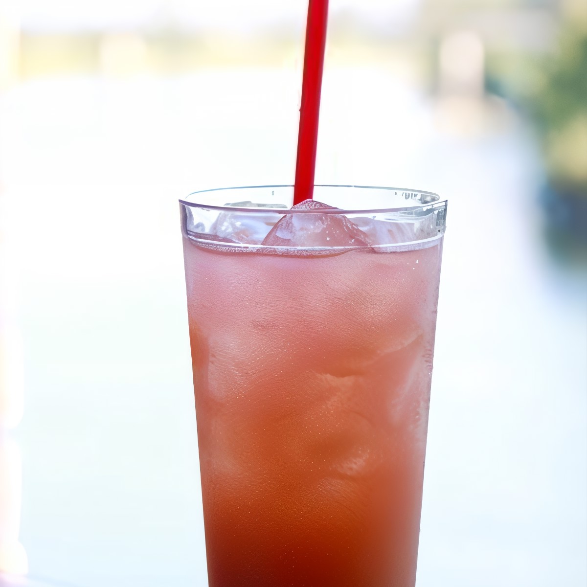 Розовый лимонад с чаем