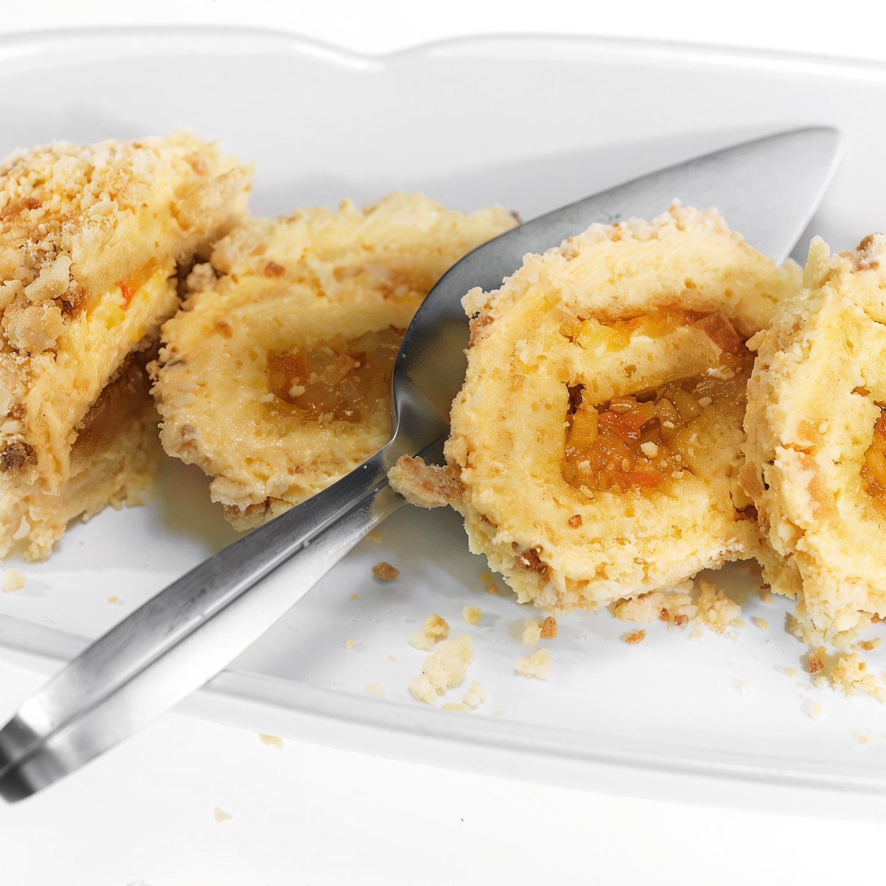 Рулет из бриоши с тремя наполнителями