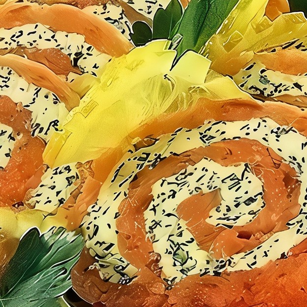 Рулет из лосося