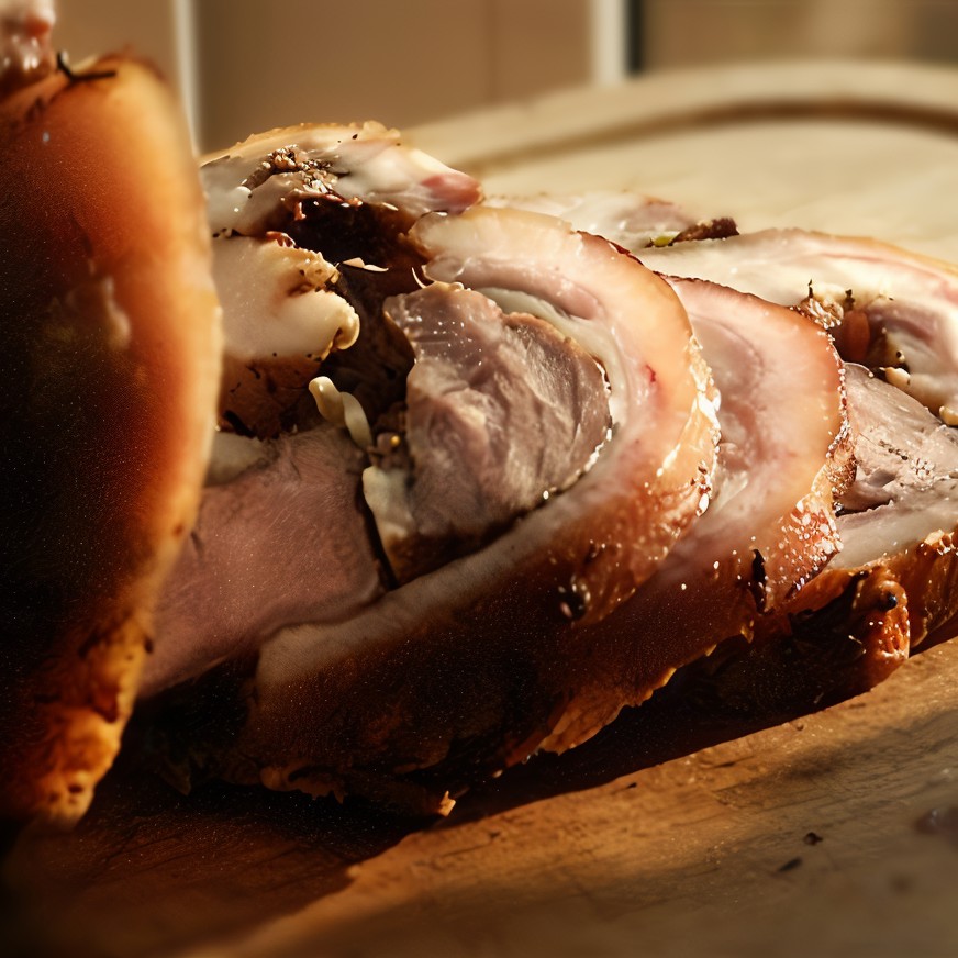 Рулет из свиной головы