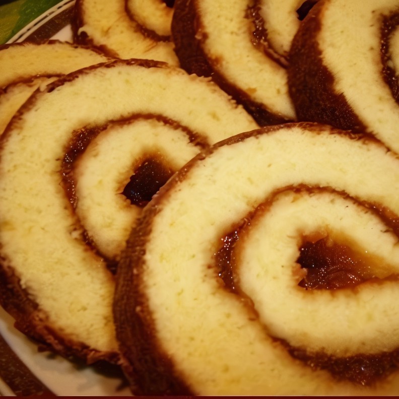 Рулет с начинкой за 5 минут