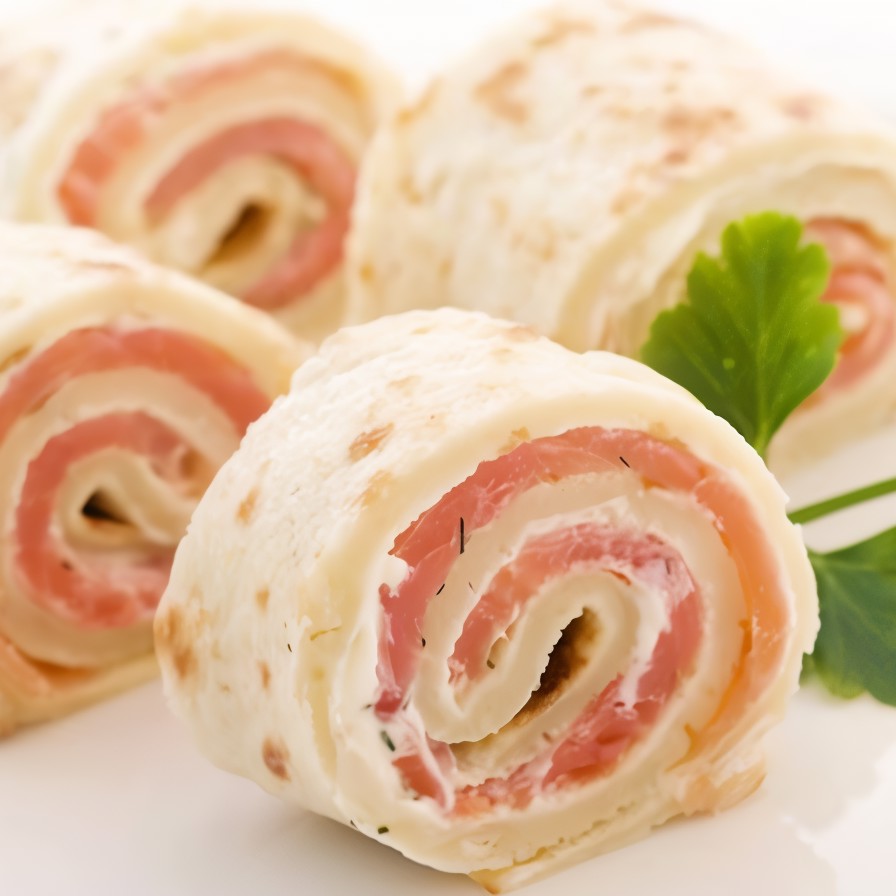 Рулетики с семгой и сыром филадельфия