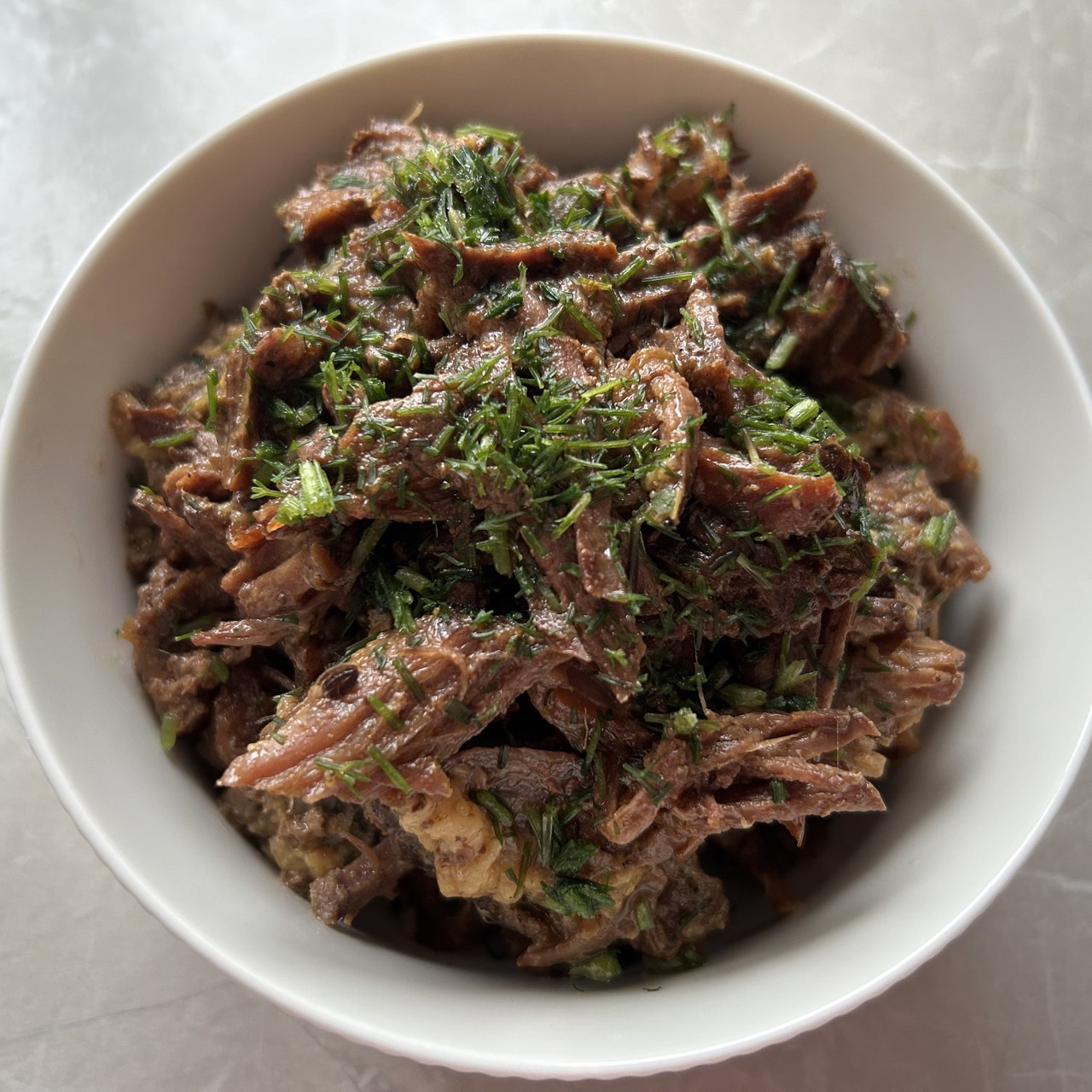 Рваная говядина