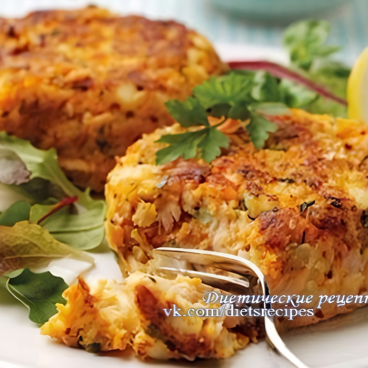 Рыбные котлеты с морковью