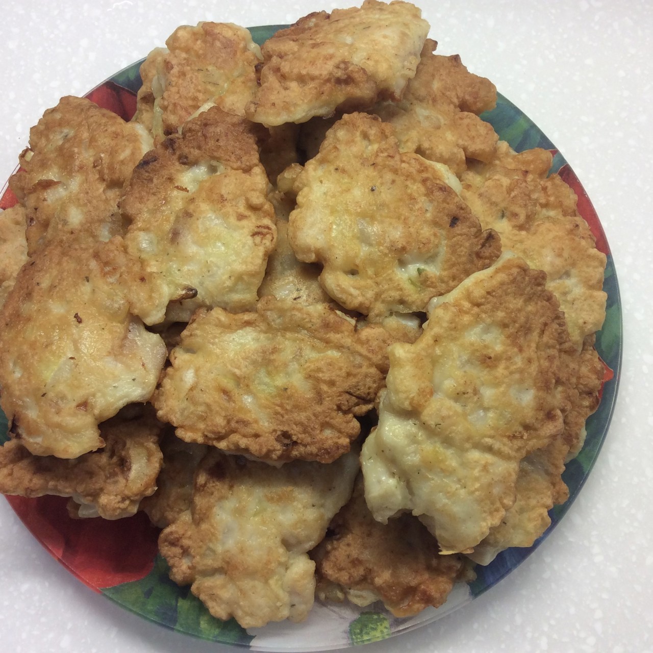 Рыбные оладушки