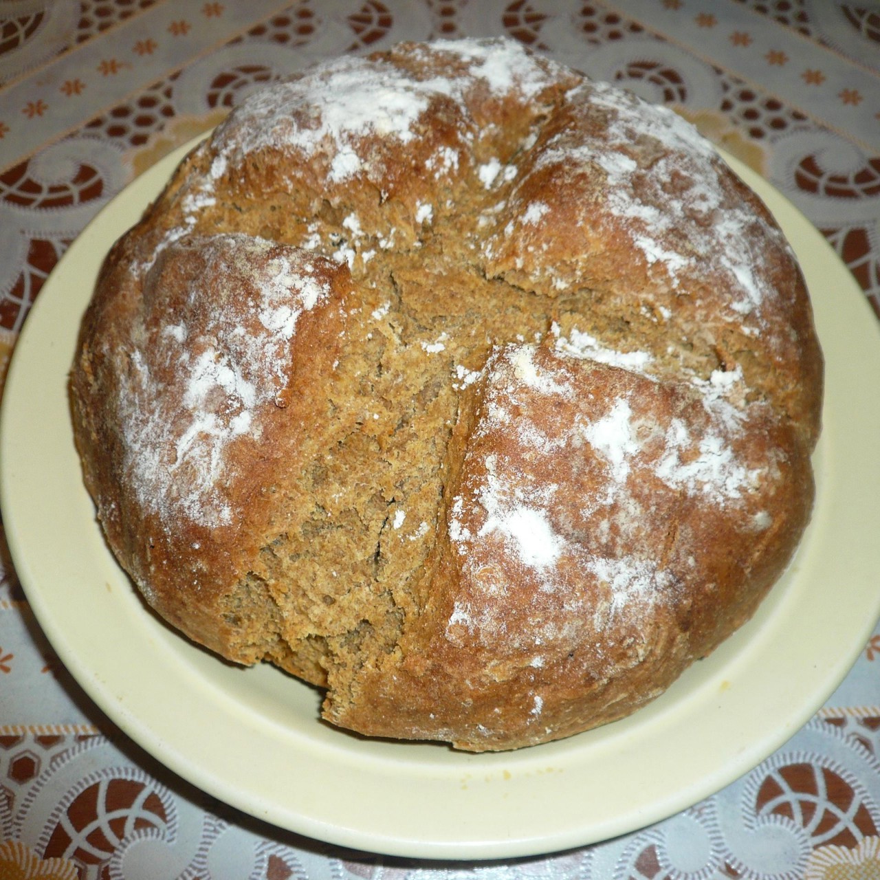 Ржаной содовый хлеб