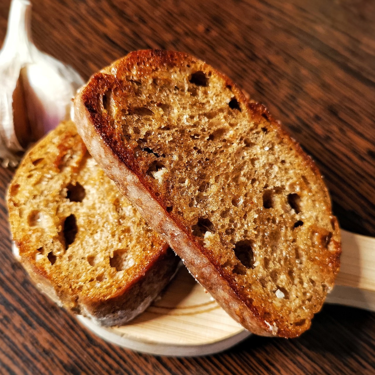 Ржаные гренки