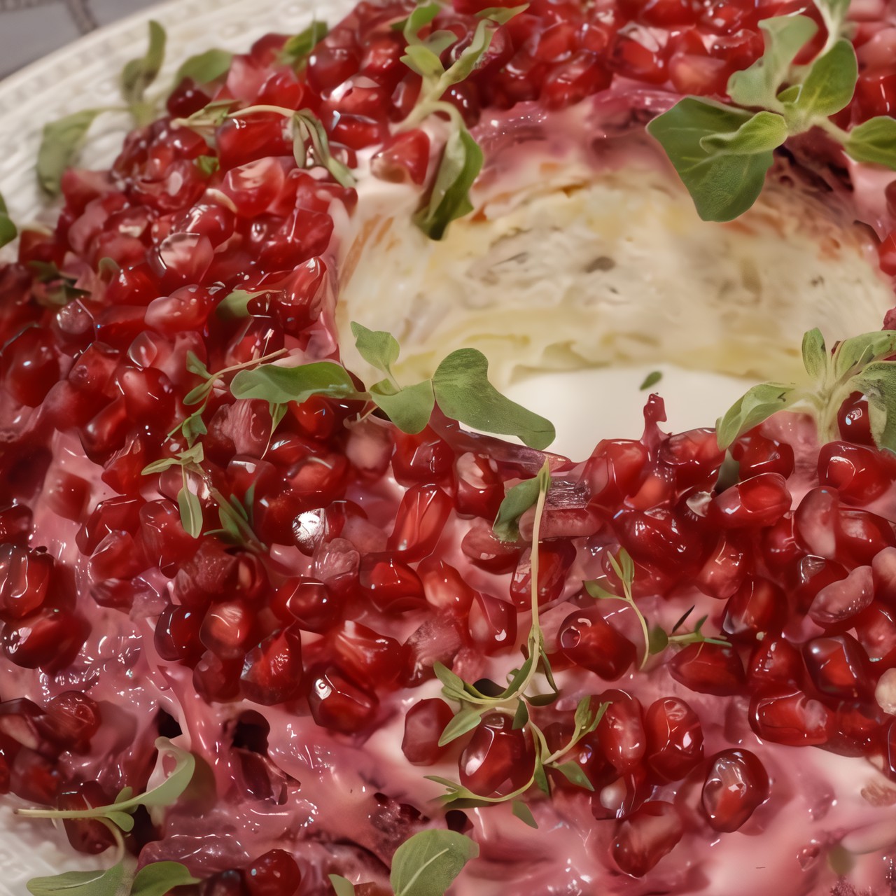 Салат «Гранатовый браслет» острый