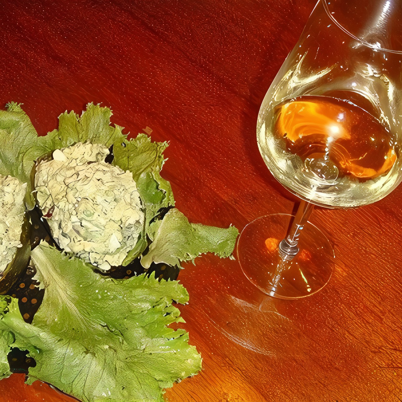 Салат из авокадо в лодочке