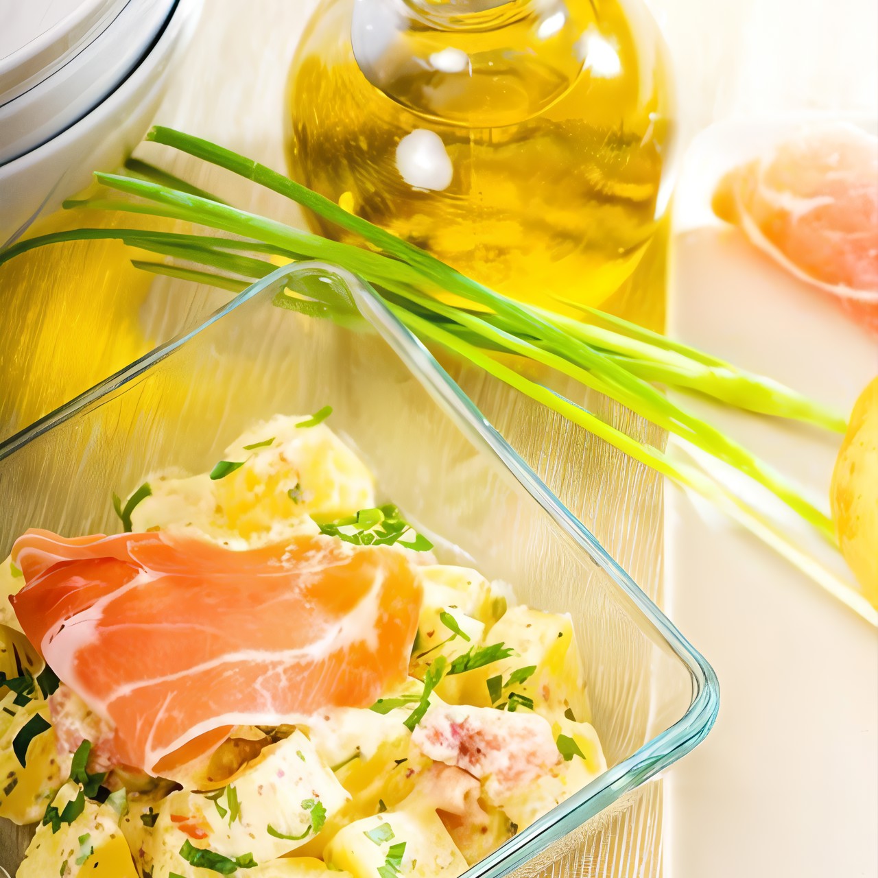 Салат из прошутто и дыни с дынным винегретом по-итальянски