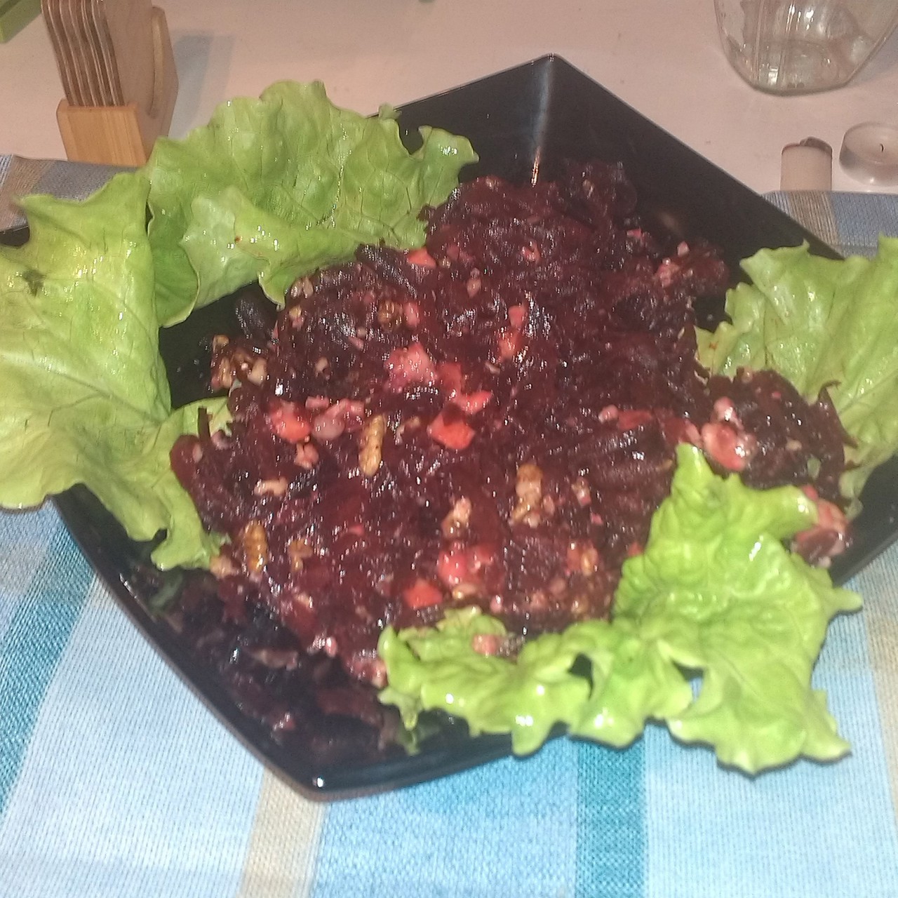 Салат из свеклы с фейхоа