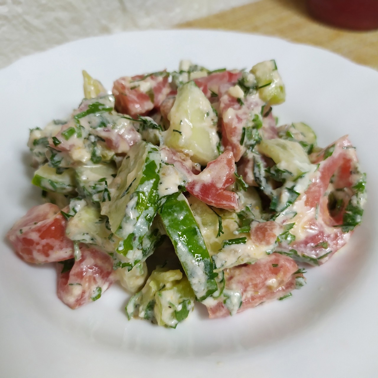 Салат из свежих овощей