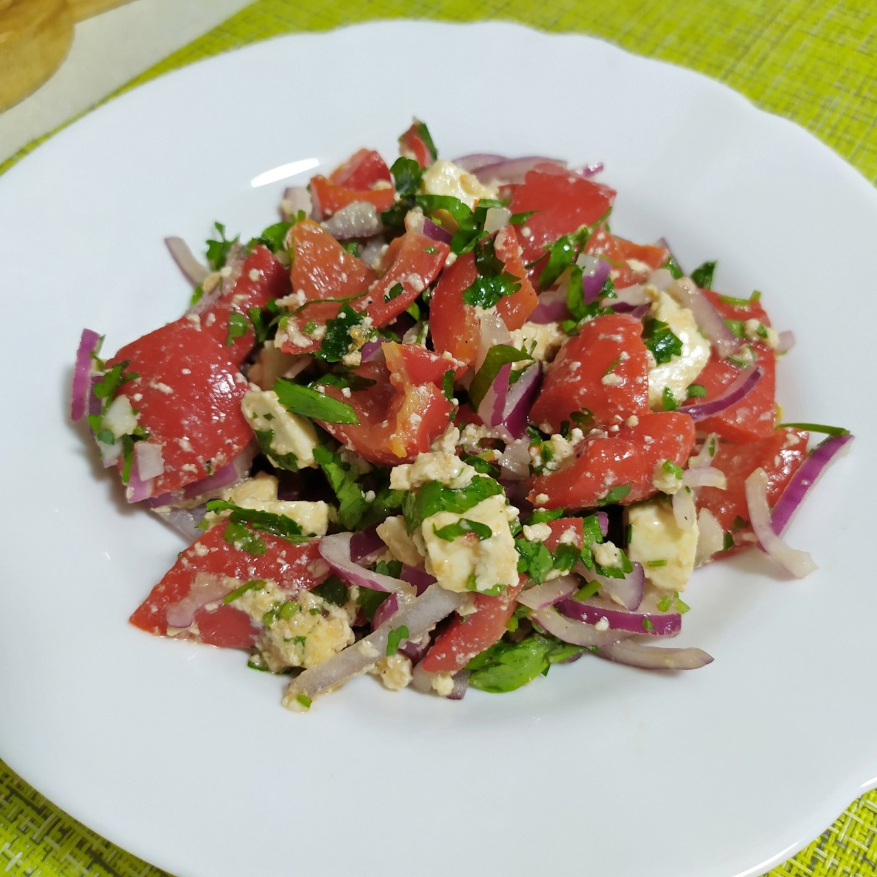 Салат из запеченных перцев