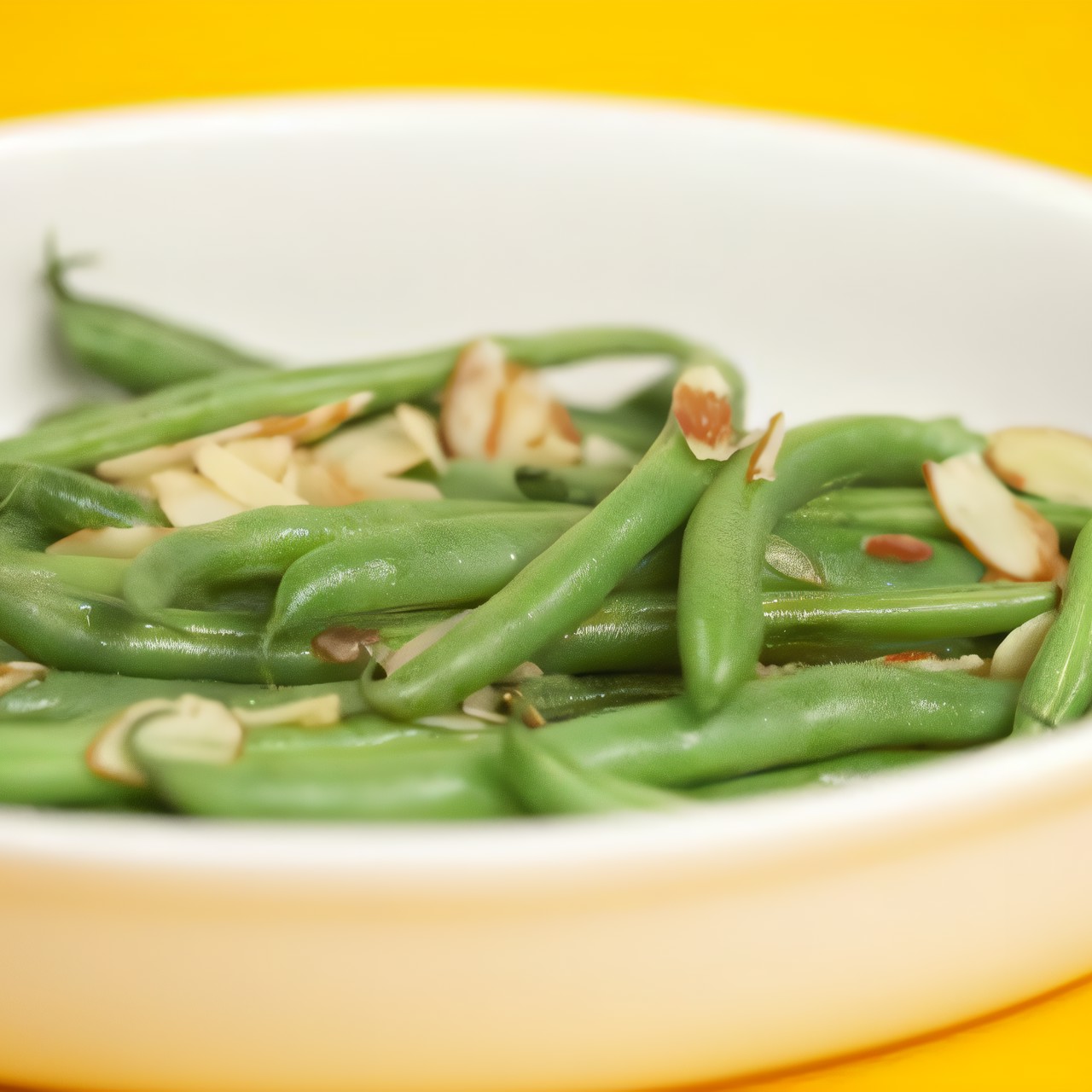 Салат из зеленой фасоли и фундука