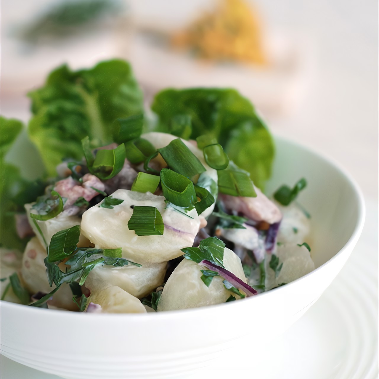 Салат картофельный с луком