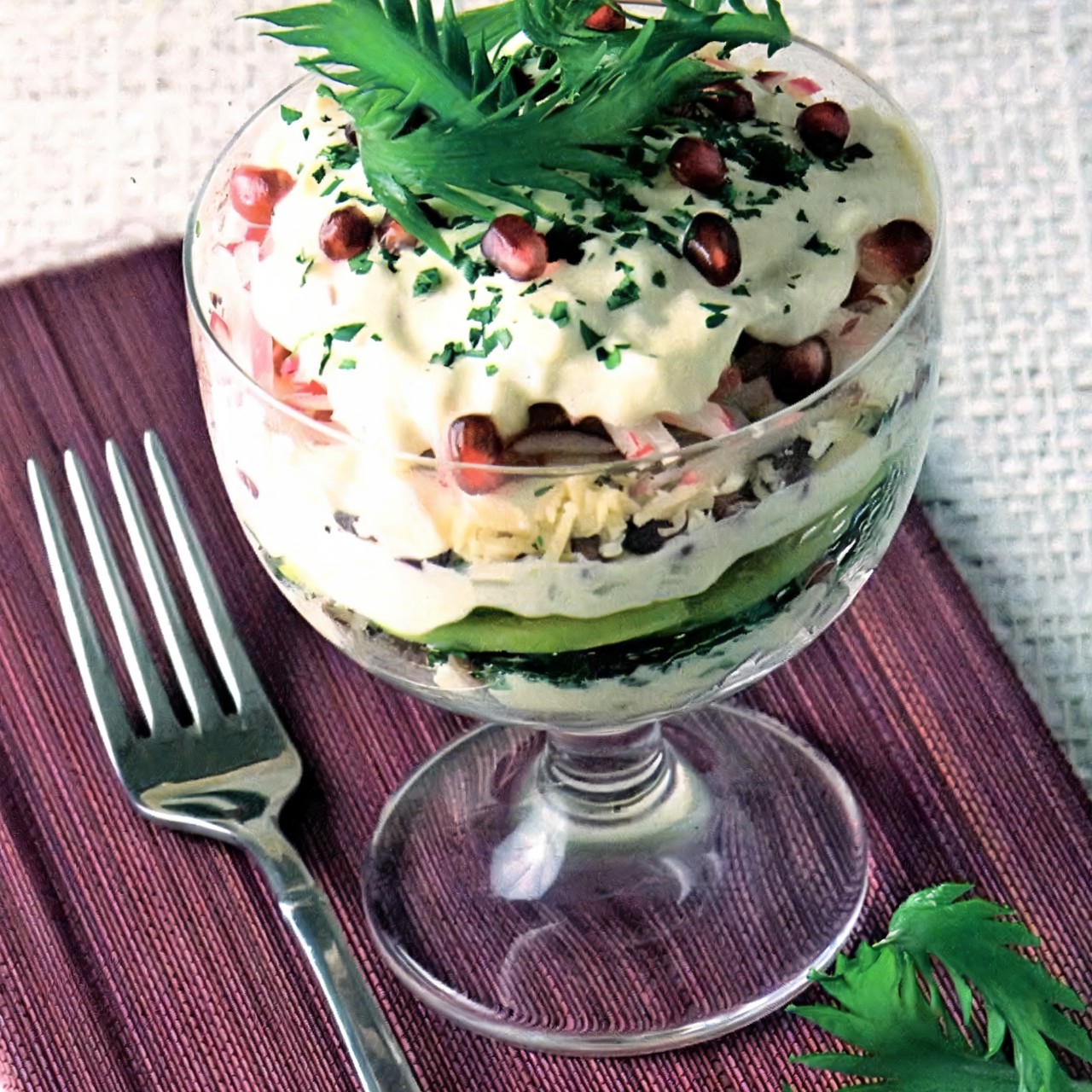 Салат с бараниной и гранатом