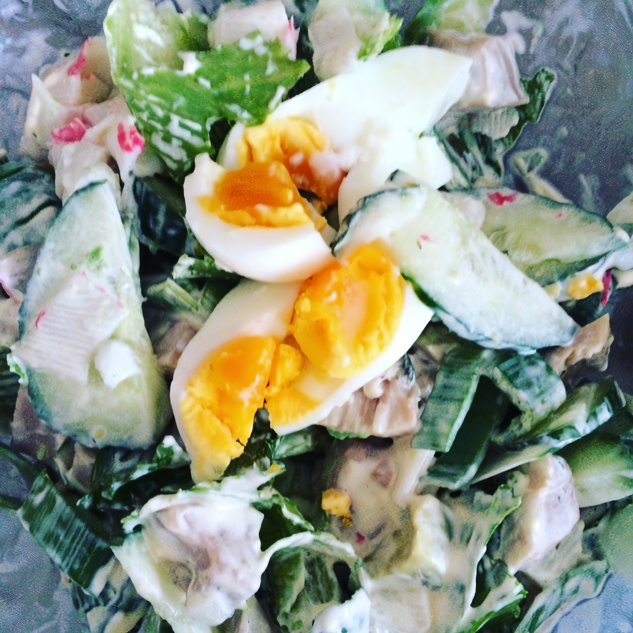 Салат с кальмарами HappyOldYear