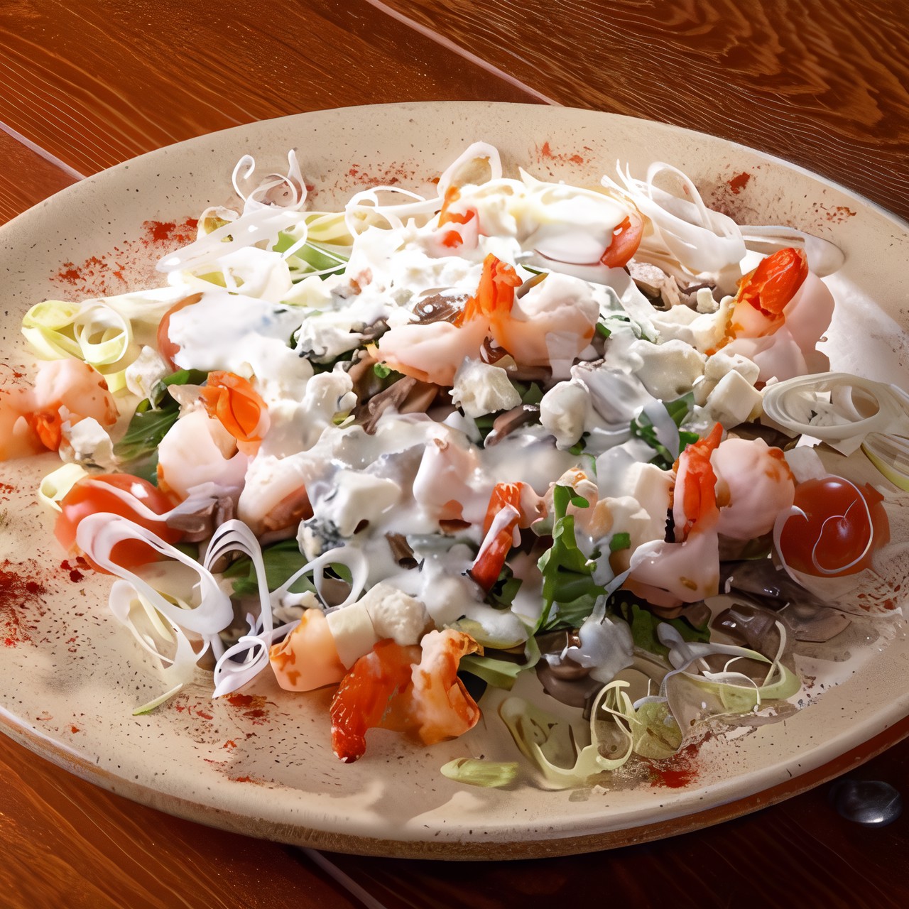 Салат с крабами