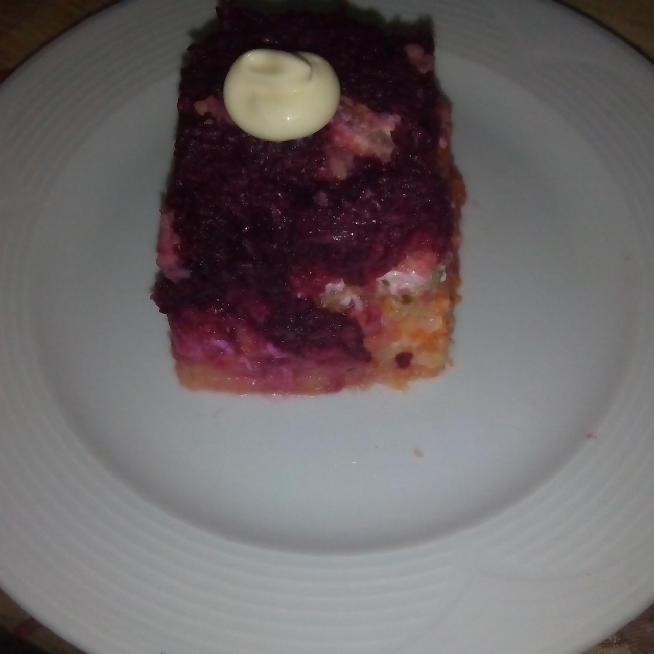 Салат слоями