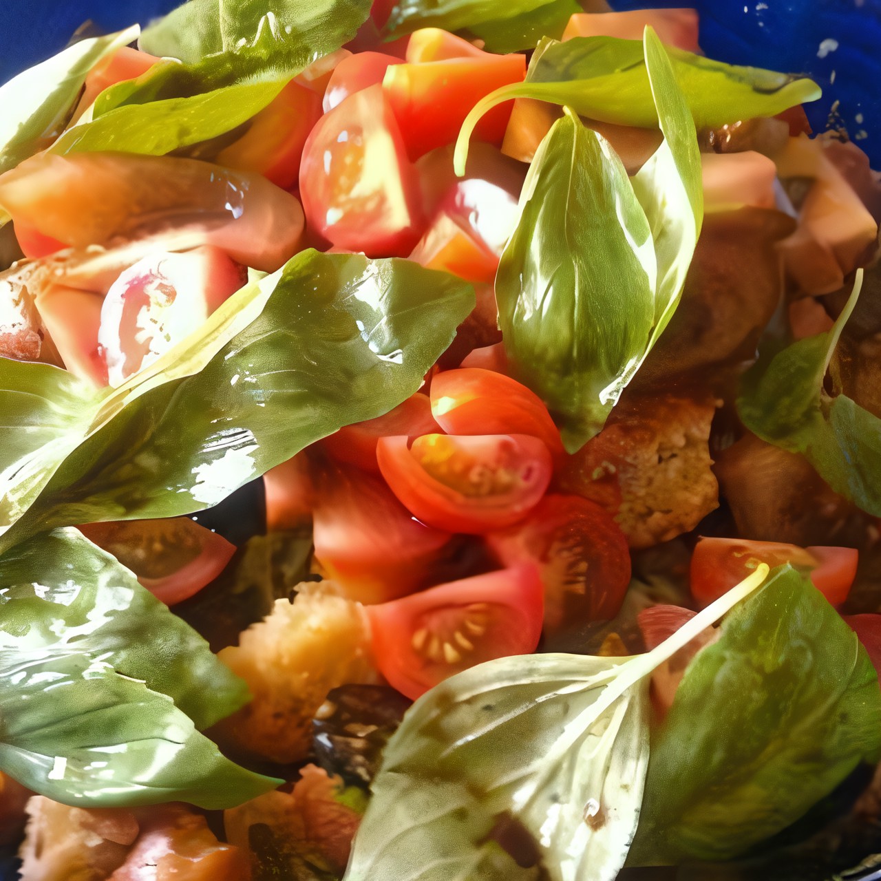 Салат «Тосканский» помидоровый