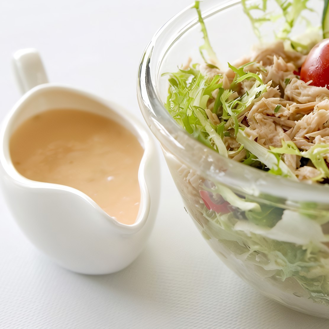 Салатная заправка со взбитыми сливками