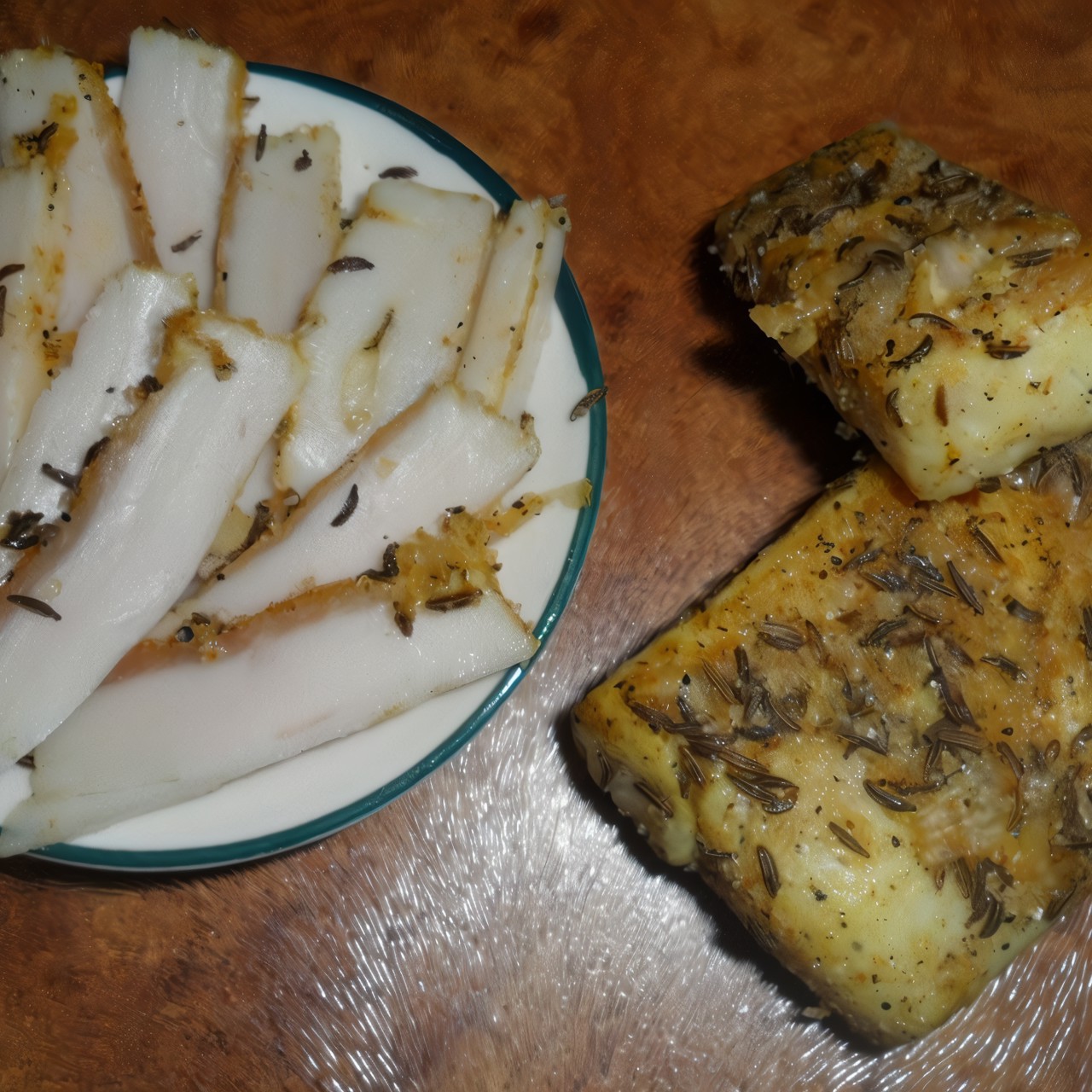 Сало в специях