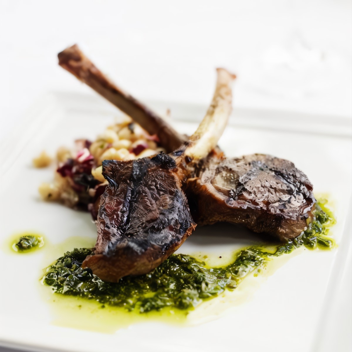 Сальса-верде из петрушки и мяты