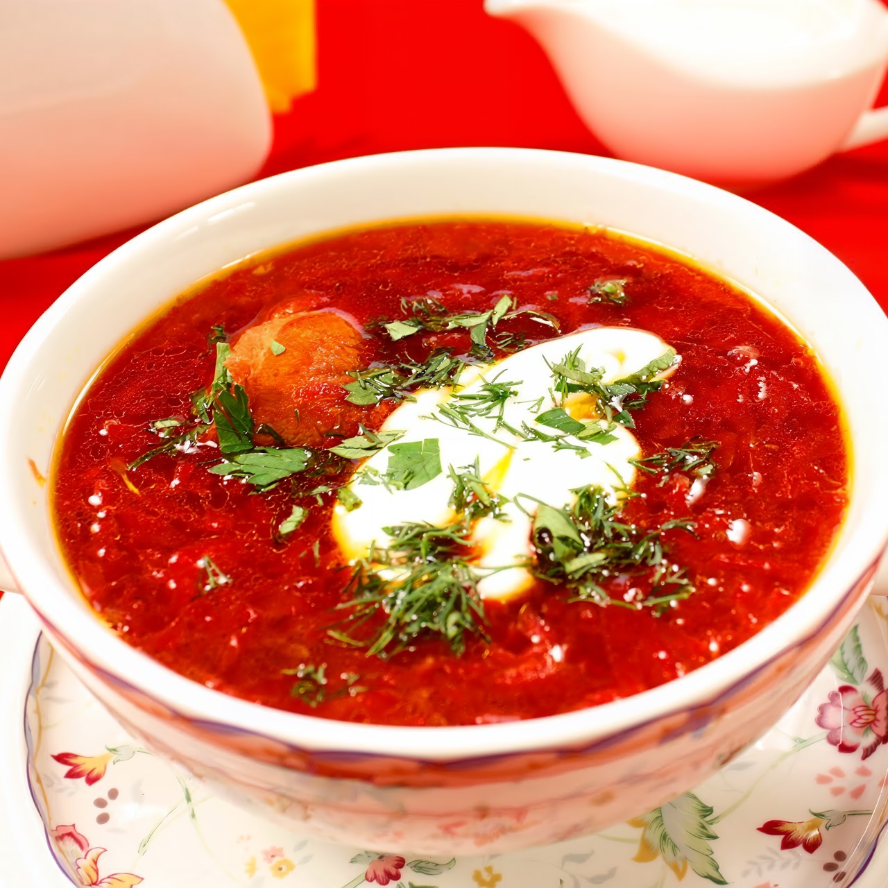 Самый красный борщ