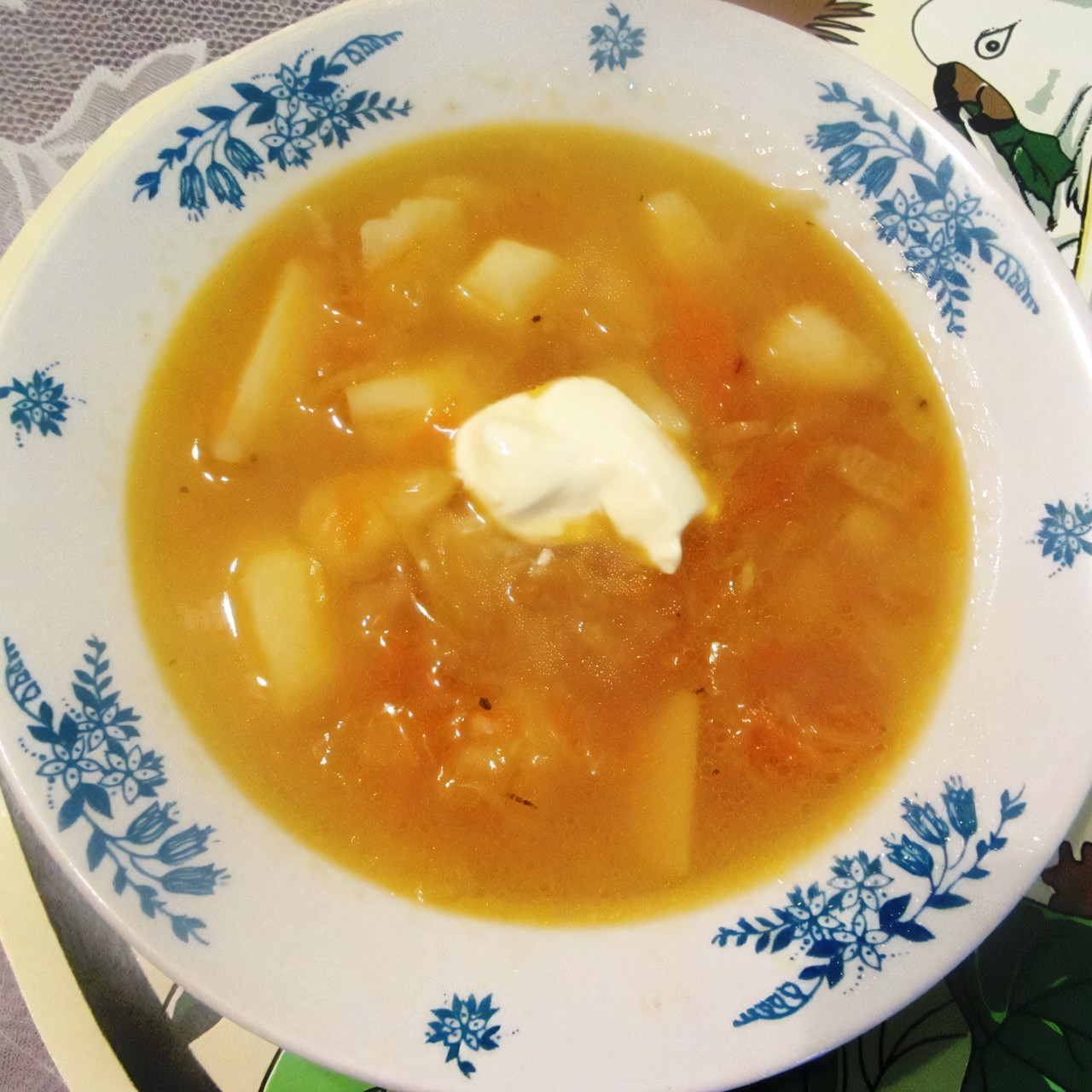 Щи из квашеной капусты