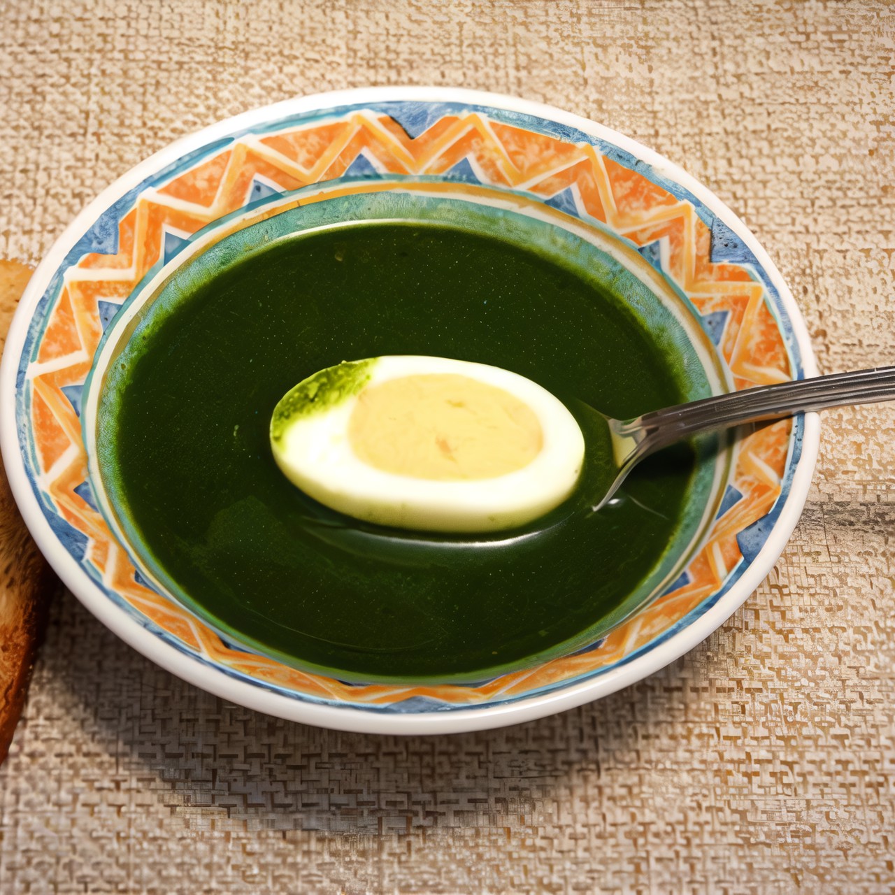 Щи зеленые с яйцом