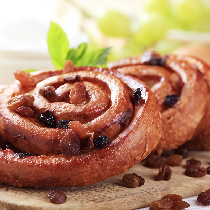 Сдобные «Улитки» с изюмом