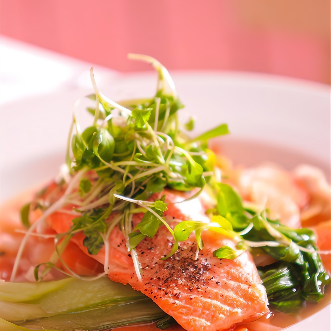 Семга в имбирном маринаде