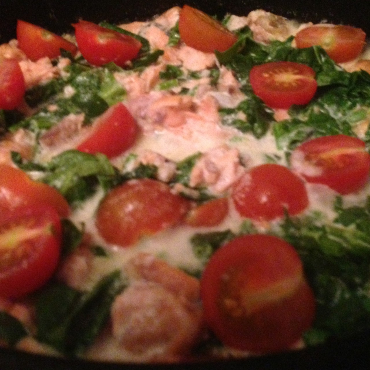 Семга в сливочном соусе