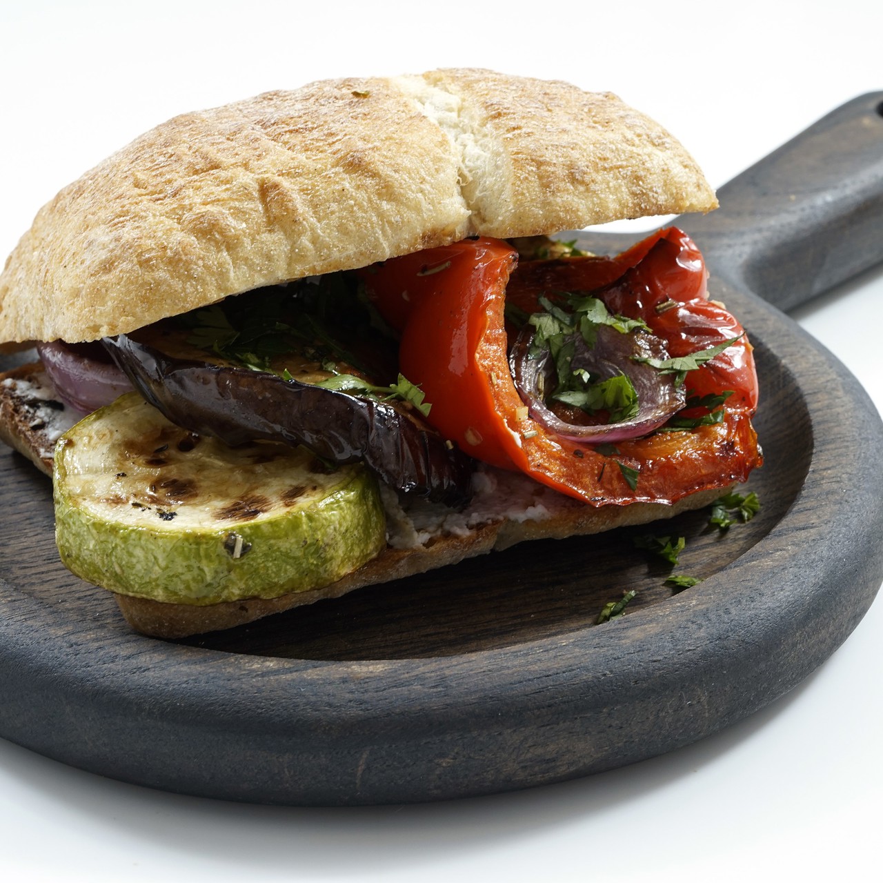 Сэндвич с овощами гриль