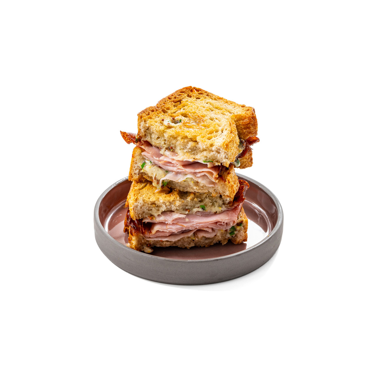 Сэндвич с ветчиной и сыром в аэрогриле