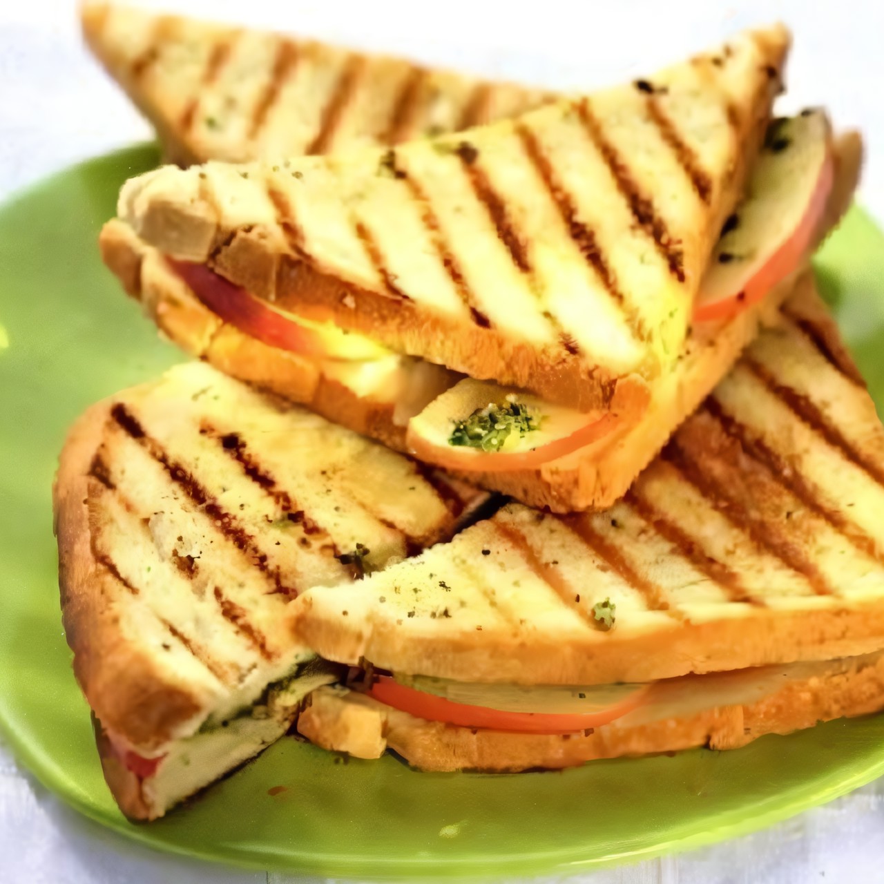 Сэндвич с яблоком