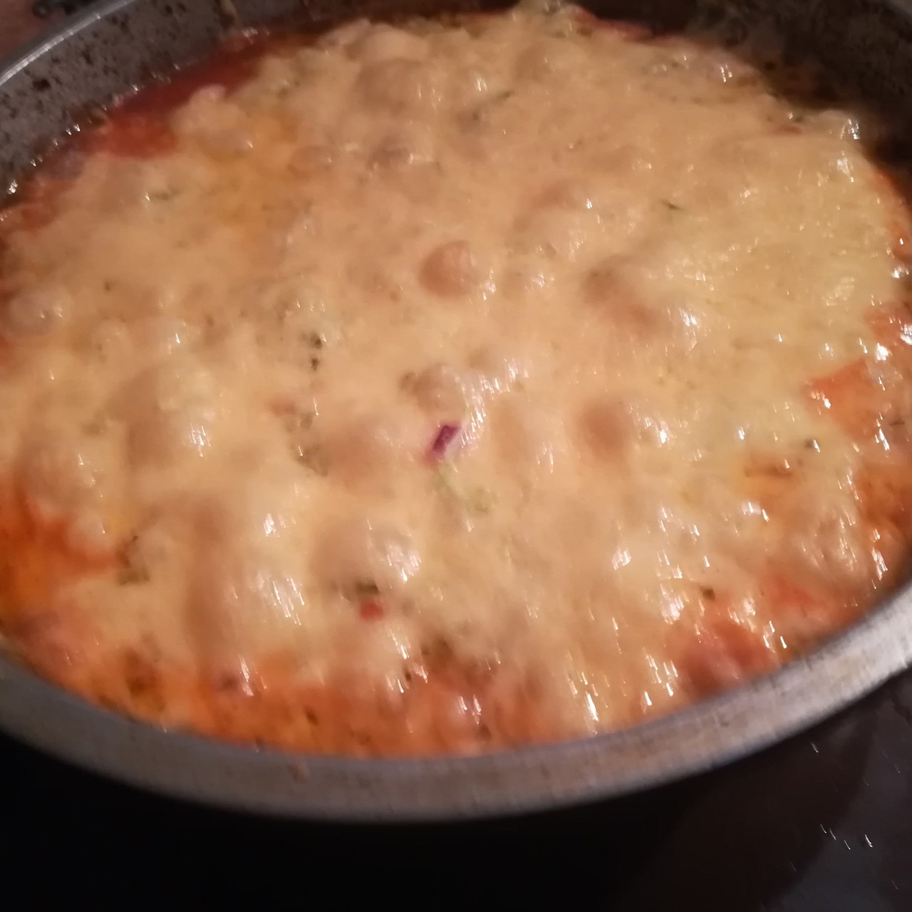 Шарики из фарша под сырной корочкой