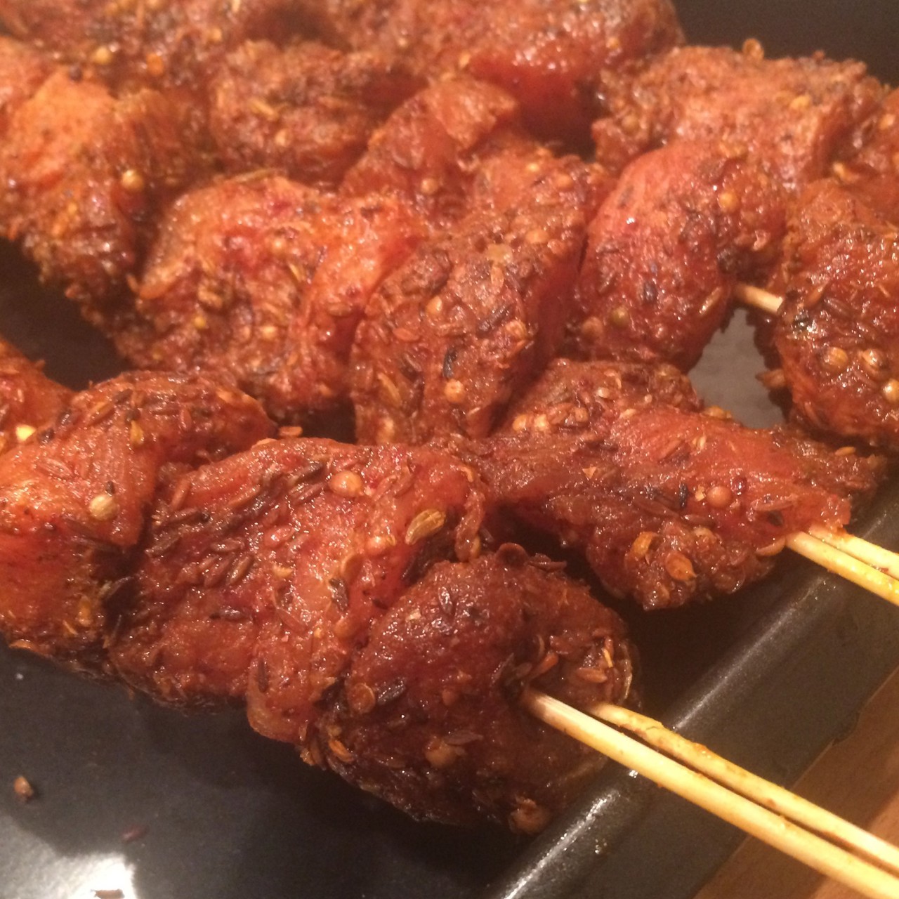 Шашлчыки из индейки по-магрибски