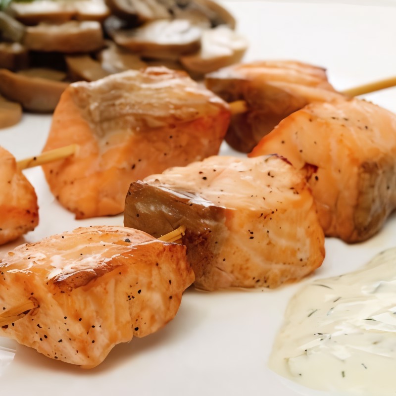 Шашлык из лосося