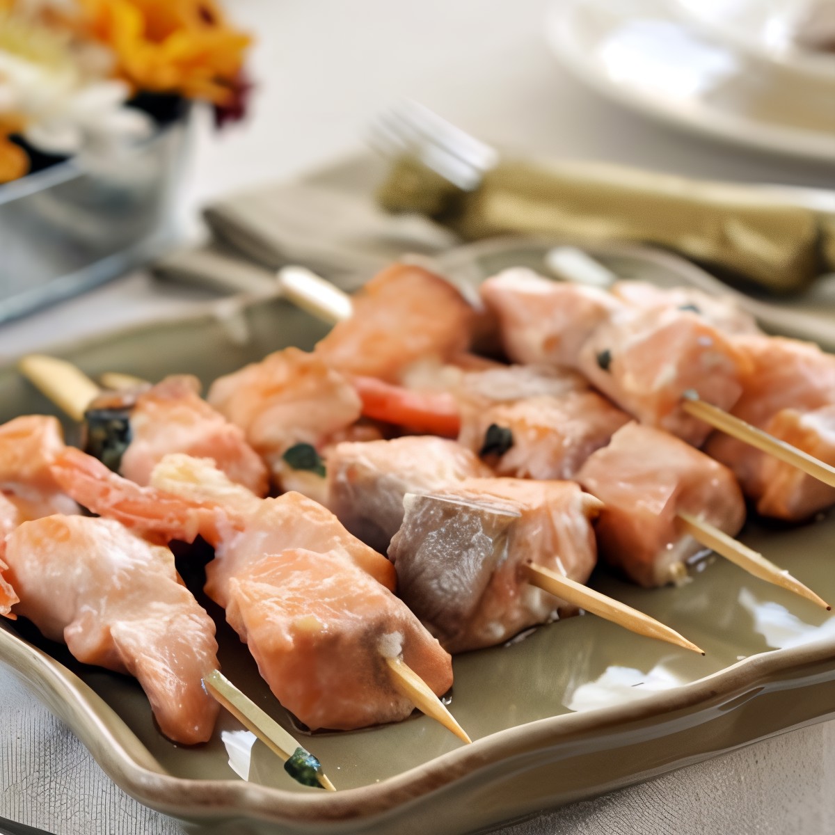 Шашлыки из лосося в специях (Tandoori Rawas)