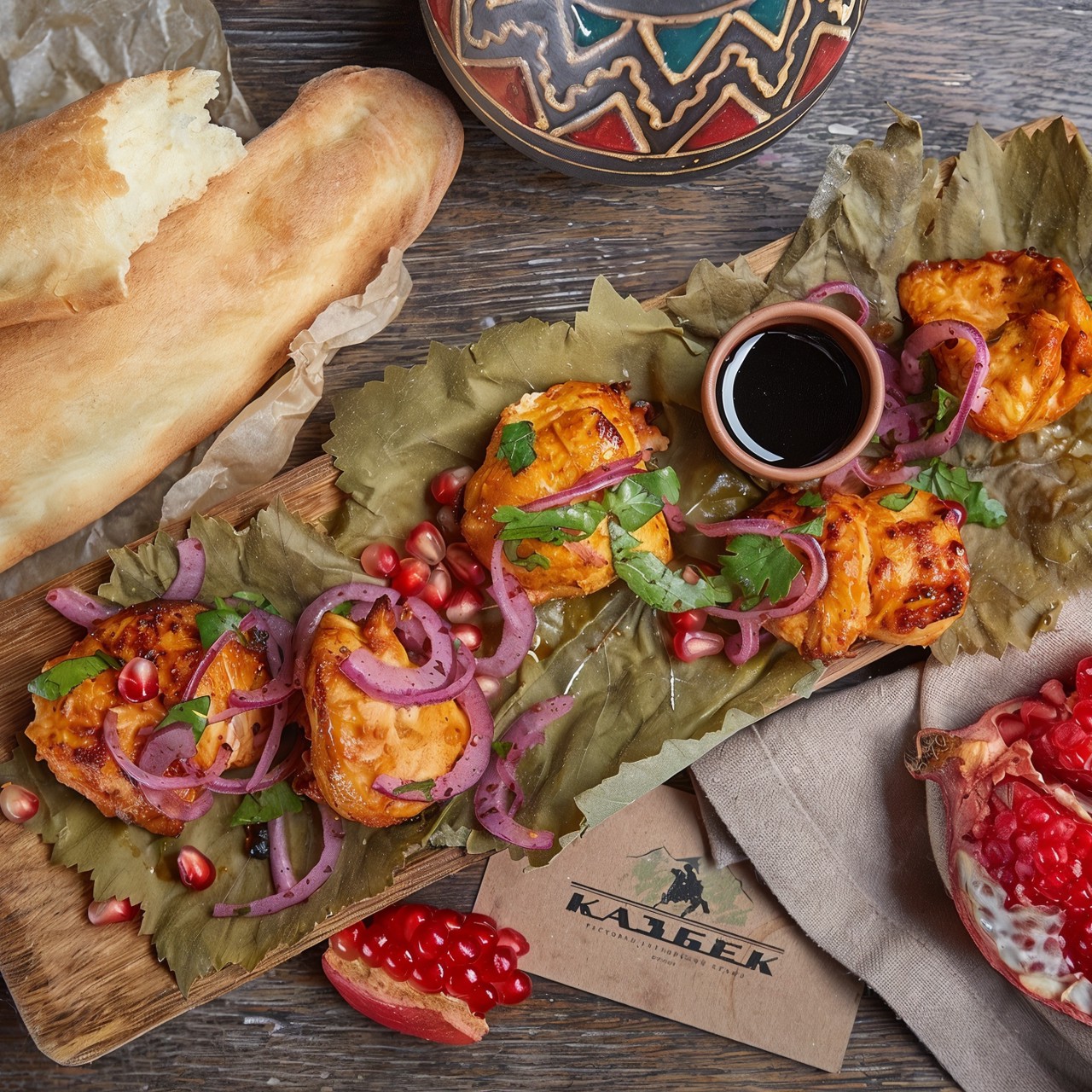 Шашлык из курицы по-грузински